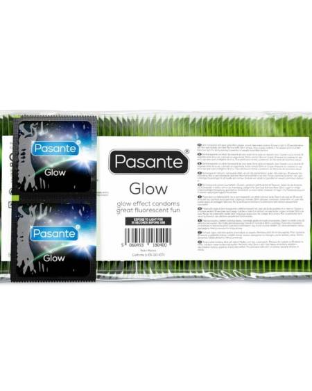 PASANTE – Preservativos fluorescentes Glow, 144 unidades