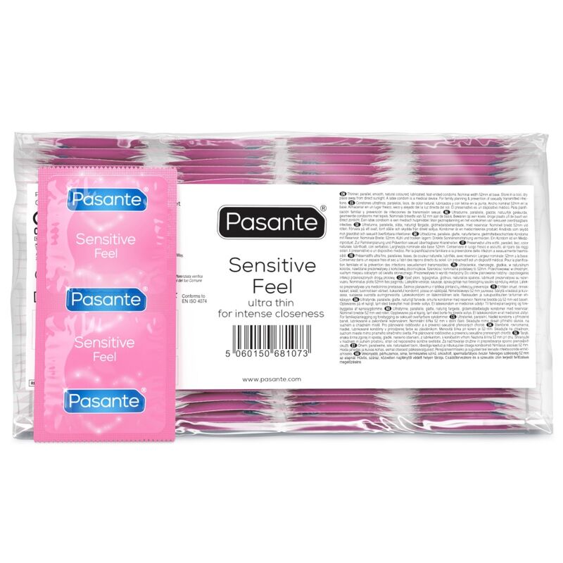 PASANTE – Preservativo Sensitive Bolsa 144 Unidades