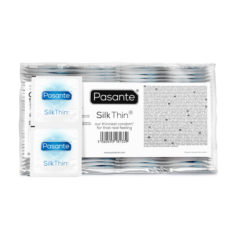 PASANTE – Preservativo Silk Thin MS Fino 144 Unidades