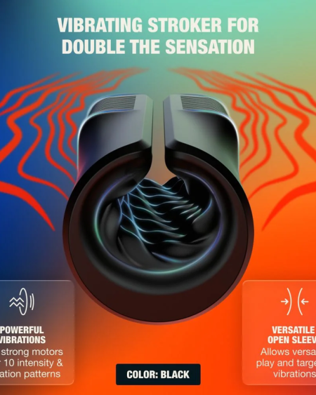ARCWAVE - ZING MASTURBADOR MASCULINO VIBRADOR CON DOBLE MOTOR NEGRO