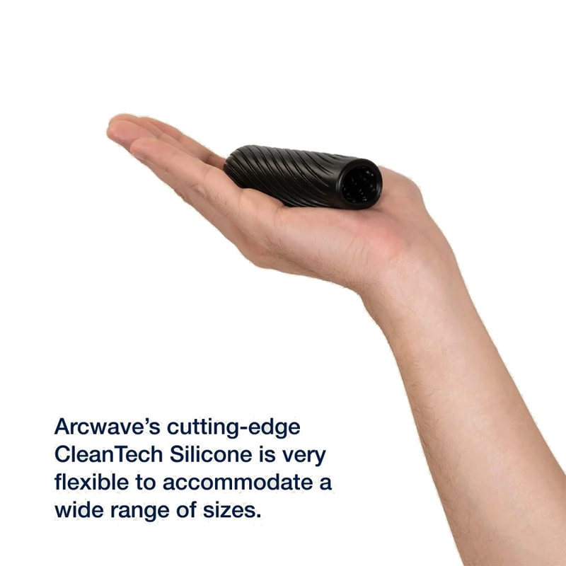 ARCWAVE - GHOST MASTURBADOR REVERSIBLE DE SILICONA NEGRO