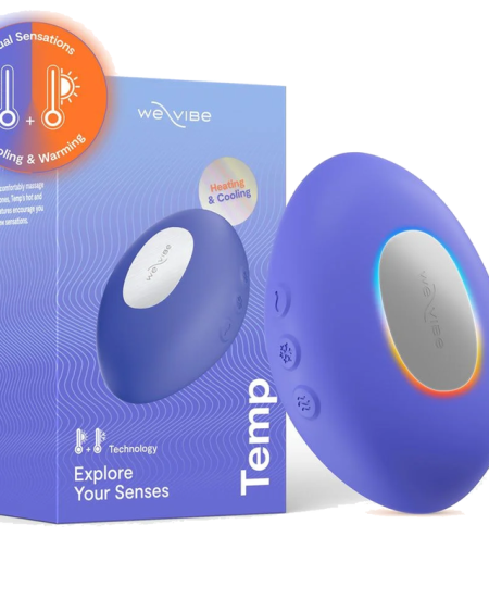 WE-VIBE - TEMP VIBRADOR CON FUNCIÓN DE CALOR Y FRÍO AZUL LAVANDA