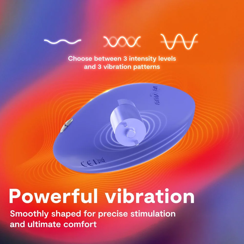 WE-VIBE - TEMP VIBRADOR CON FUNCIÓN DE CALOR Y FRÍO AZUL LAVANDA