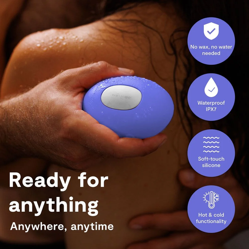 WE-VIBE - TEMP VIBRADOR CON FUNCIÓN DE CALOR Y FRÍO AZUL LAVANDA