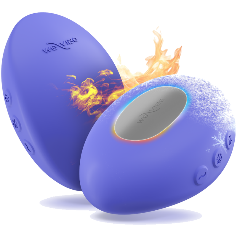 WE-VIBE - TEMP VIBRADOR CON FUNCIÓN DE CALOR Y FRÍO AZUL LAVANDA