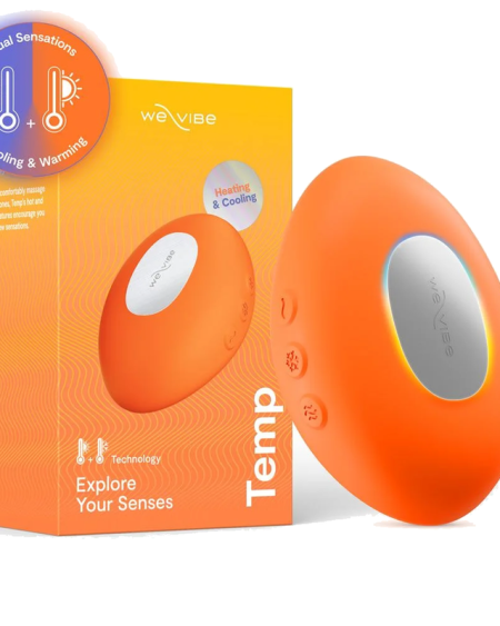 WE-VIBE - TEMP VIBRADOR CON FUNCIÓN DE CALOR Y FRÍO MANDARINA