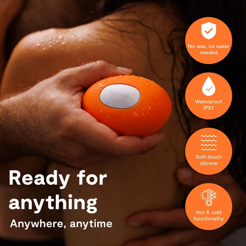 WE-VIBE - TEMP VIBRADOR CON FUNCIÓN DE CALOR Y FRÍO MANDARINA