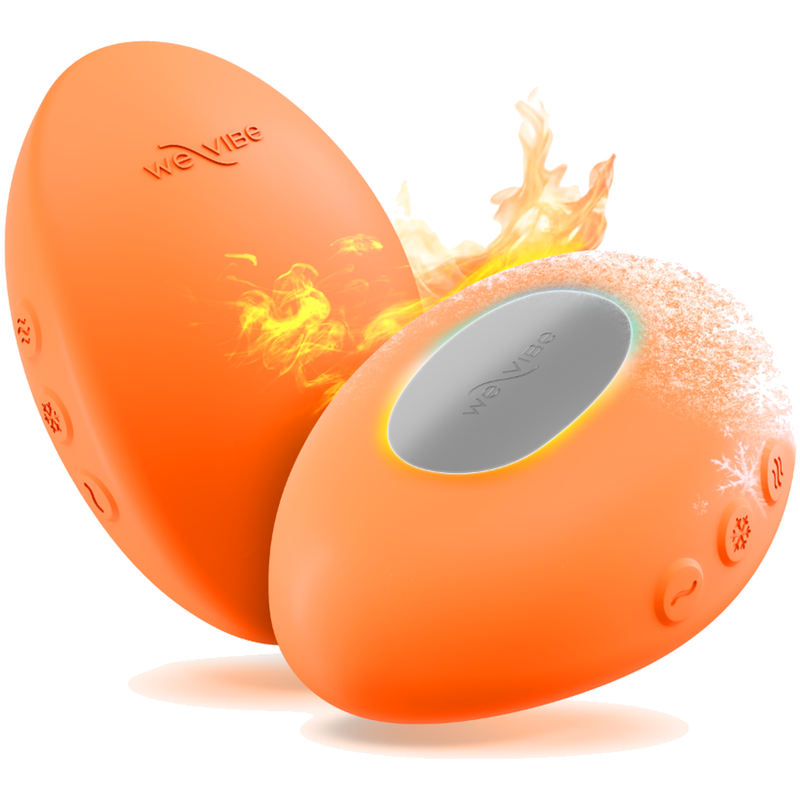 WE-VIBE - TEMP VIBRADOR CON FUNCIÓN DE CALOR Y FRÍO MANDARINA