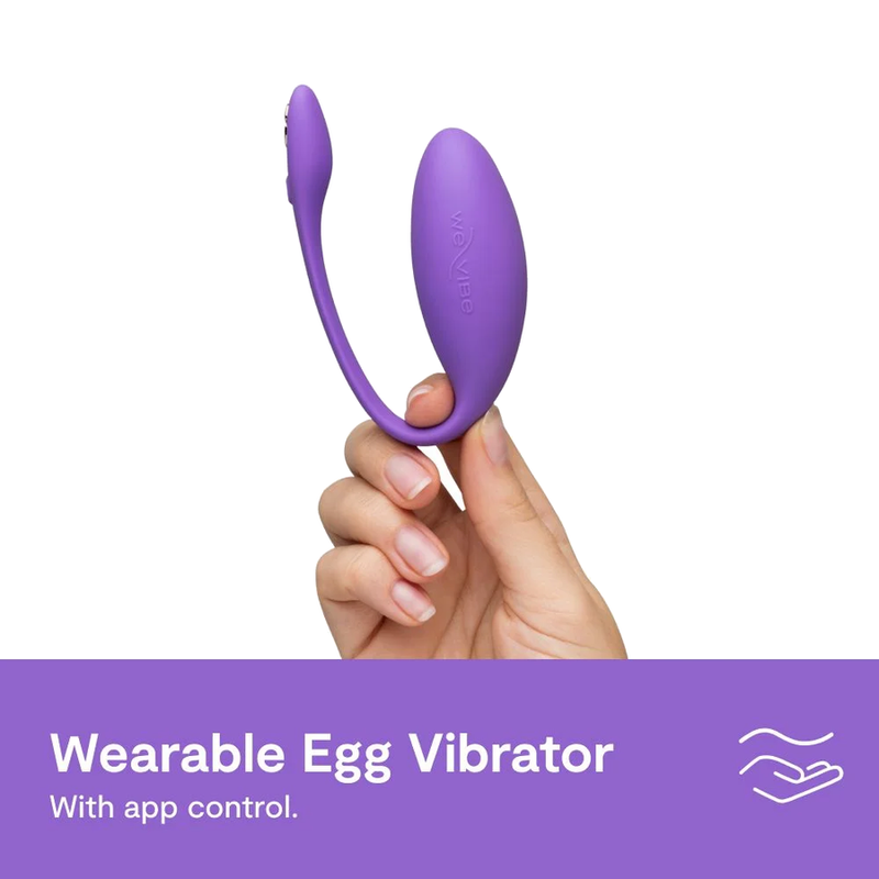 WE-VIBE - JIVE LITE VIBRADOR HUEVO PONIBLE CON CONTROL POR APLICACIÓN PÚRPURA