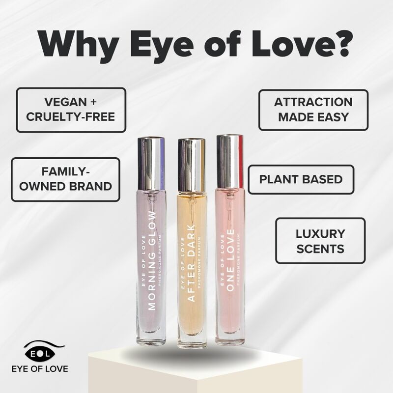 EYE OF LOVE – Eol phr perfume 10 ml SET/3 - morning glow, one love, after dark