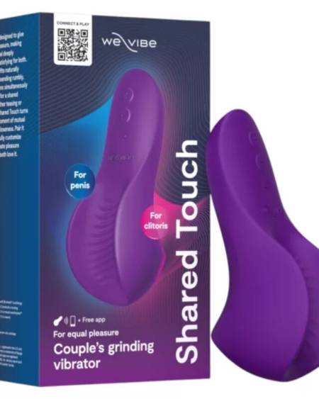 WE-VIBE - SHARED TOUCH VIBRADOR PARA PAREJAS DE DOBLE CARA PÚRPURA