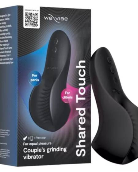 WE-VIBE - SHARED TOUCH VIBRADOR PARA PAREJAS DE DOBLE CARA NEGRO