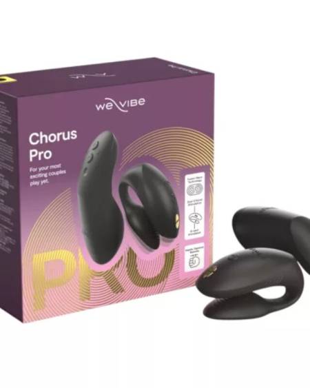 WE-VIBE - CHORUS PRO VIBRADOR PREMIUM PARA PAREJAS NEGRO SATINADO
