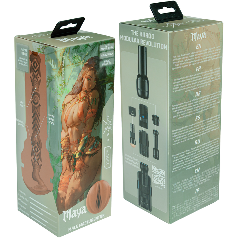 KIIROO - MAYA WILD LIFE MASTURBADOR MASCULINO VAGINA REALISTA