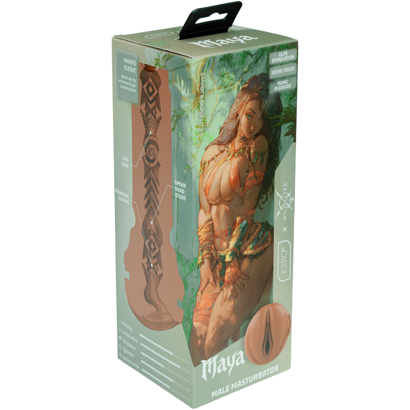 KIIROO - MAYA WILD LIFE MASTURBADOR MASCULINO VAGINA REALISTA