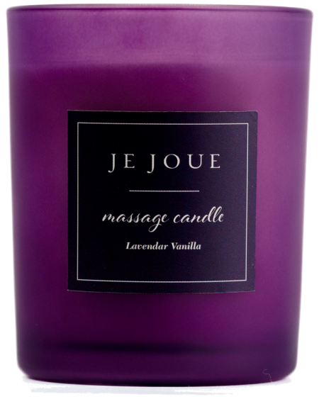 JE JOUE - MASSAGE CANDLE VELA DE MASAJE LAVANDA Y VAINILLA 160 G