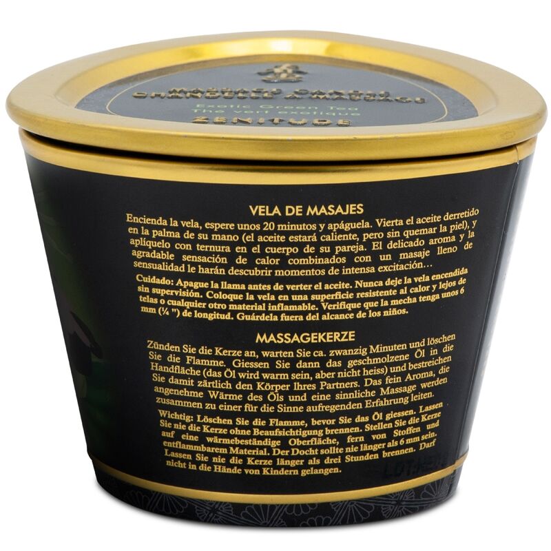 SHUNGA - MASSAGE CANDLE VELA DE MASAJE CON ACEITE CALIENTE FLOR DE CEREZO 170 ML