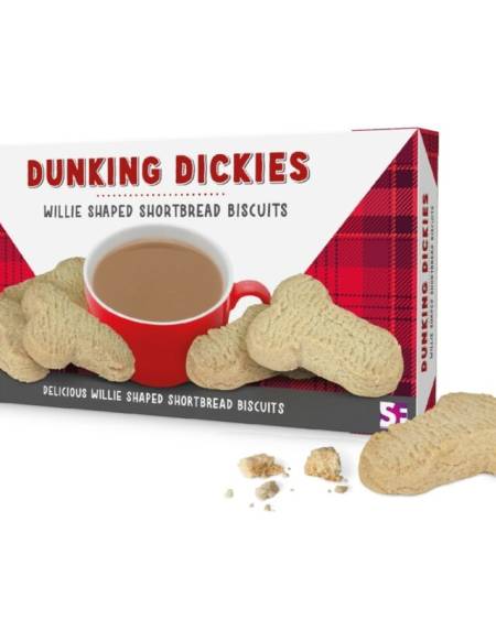 SPENCER & FLEETWOOD - DUNKING DICKIES GALLETAS DE MANTEQUILLA CON FORMA DE PENE 130 G